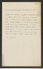k.k. naturhistorisches Hofmuseum, Intendanzakten 1885-1896 (Hauer), Aktenzahl Z.493/1892, Seite 1